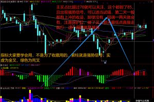 九方红中红加主买占比 通达信副图公式 谢老师的高级指标