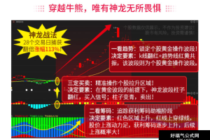 三大核心神龙指标 通达信主图/副图公式神龙战法重磅发布 好股捕获易如反掌 抄底逃顶快人一步