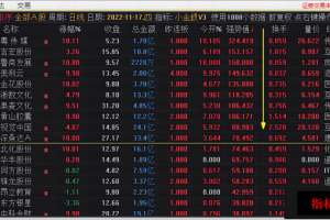 小金釵V3竞价指标 通达信副图公式 排序前5板4个 前10板7个